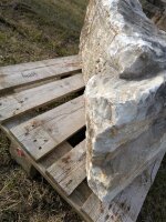 Kalk Quarzit Felsen #32